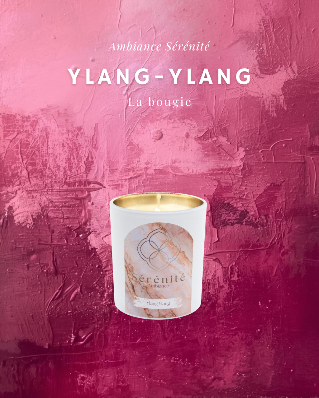 Bougie Ylang-Ylang 200g